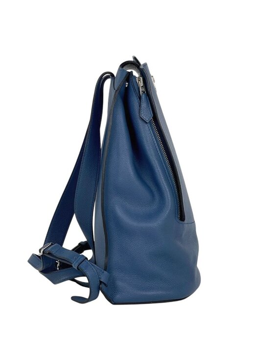 Hermes Sac a Dos Gray Backpack Leather Blue Agat main image 7